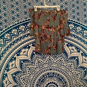 Off the shoulder floral top